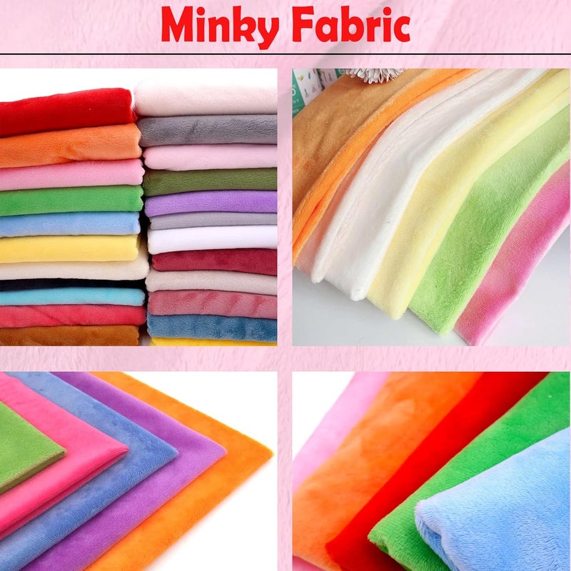 Barcelonetta | Minky Fabric | Plush, Super Soft, Cuddle | Solid Minky | by The Yard | 60" Wide | Baby Blanket, Change Station Cover, Pillow, Scarf, Beanie (White, Half Yard) - Image 4